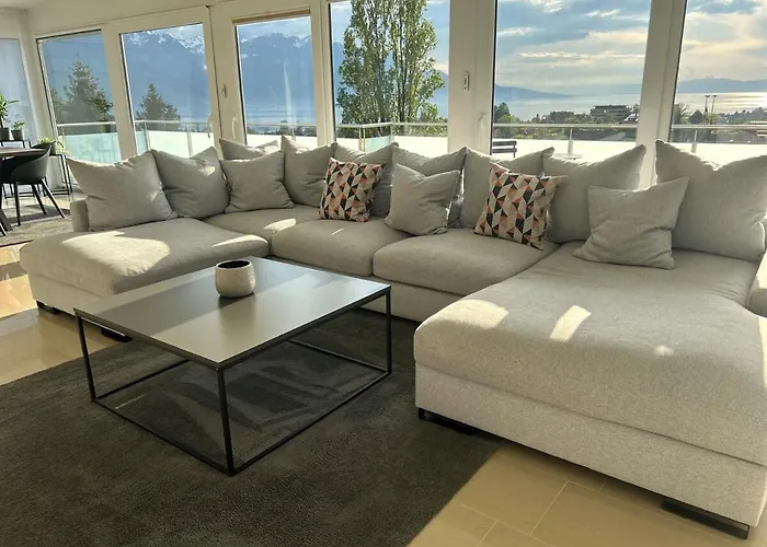 Panoramic View With Garden