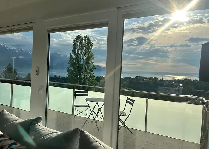 Panoramic View With Garden Montreux