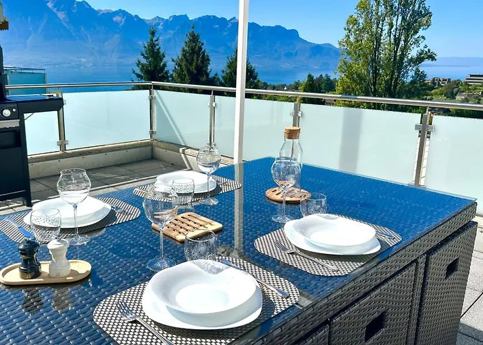 Panoramic View With Garden * Montreux