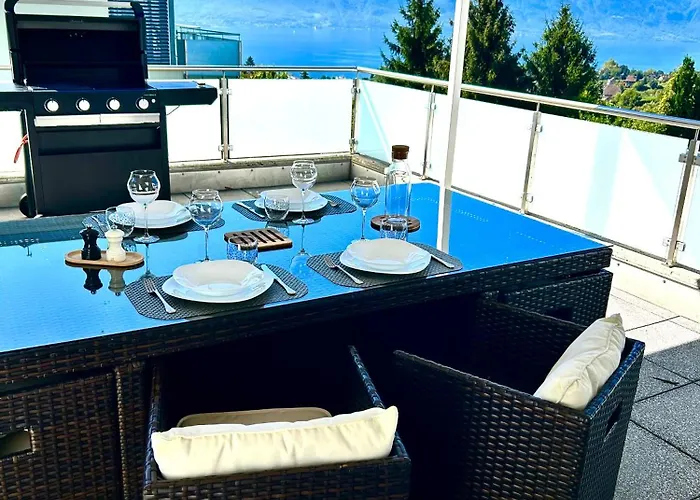 Panoramic View With Garden