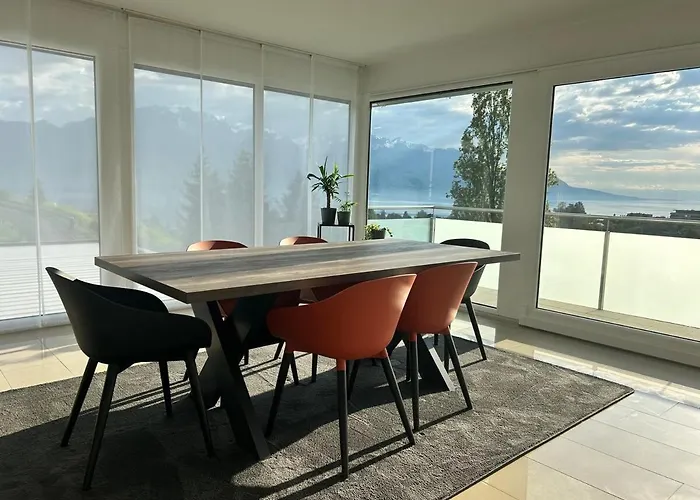 Panoramic View With Garden Montreux