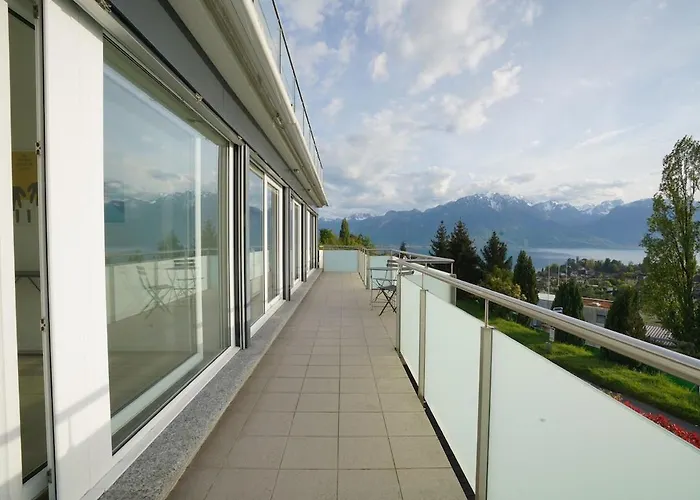 Panoramic View With Garden Montreux